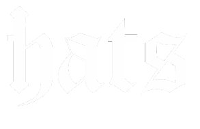 Quirk World 'hats' typography